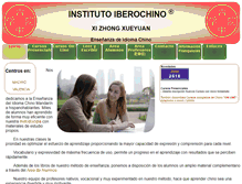 Tablet Screenshot of iberochino.com